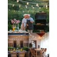 thumbnail image 6 of Outdoor String Lights - Waterproof Globe Patio Lights 30 Ft with 30 G40 Shatterproof LED Bulbs, Connectable Commercial Hanging Light for Backyard, Bistro, Porch, Cafe, Deck, Garden, 6 of 13