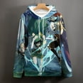 thumbnail image 4 of Genshin Impact Unisex Adult Hoodie Casual Hooded Sweatshirt Pullover Novelty 3D Printed Sweater Jacket 3XL, 4 of 8