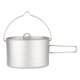 thumbnail image 5 of Olla de titanio Olla de titanio Lixada de 2 l, olla de cocina ligera para acampar al aire libre con asas plegables y tapa para acampar, senderismo, mochilero, picnic Lixada Olla de titanio, 5 of 7