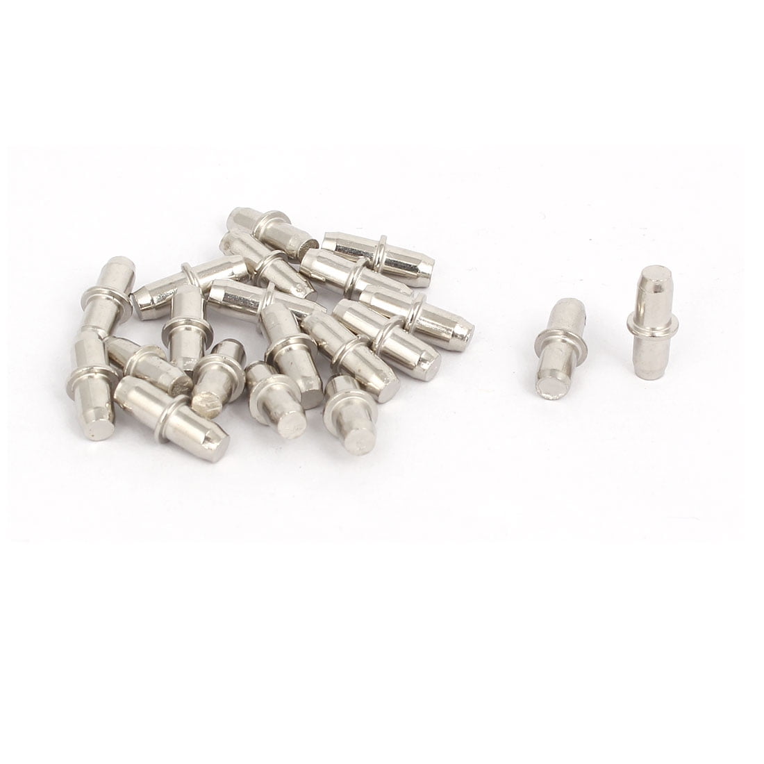 Wardrobe Shelf Support Pins Studs Pegs Silver Tone 5mmx16mm