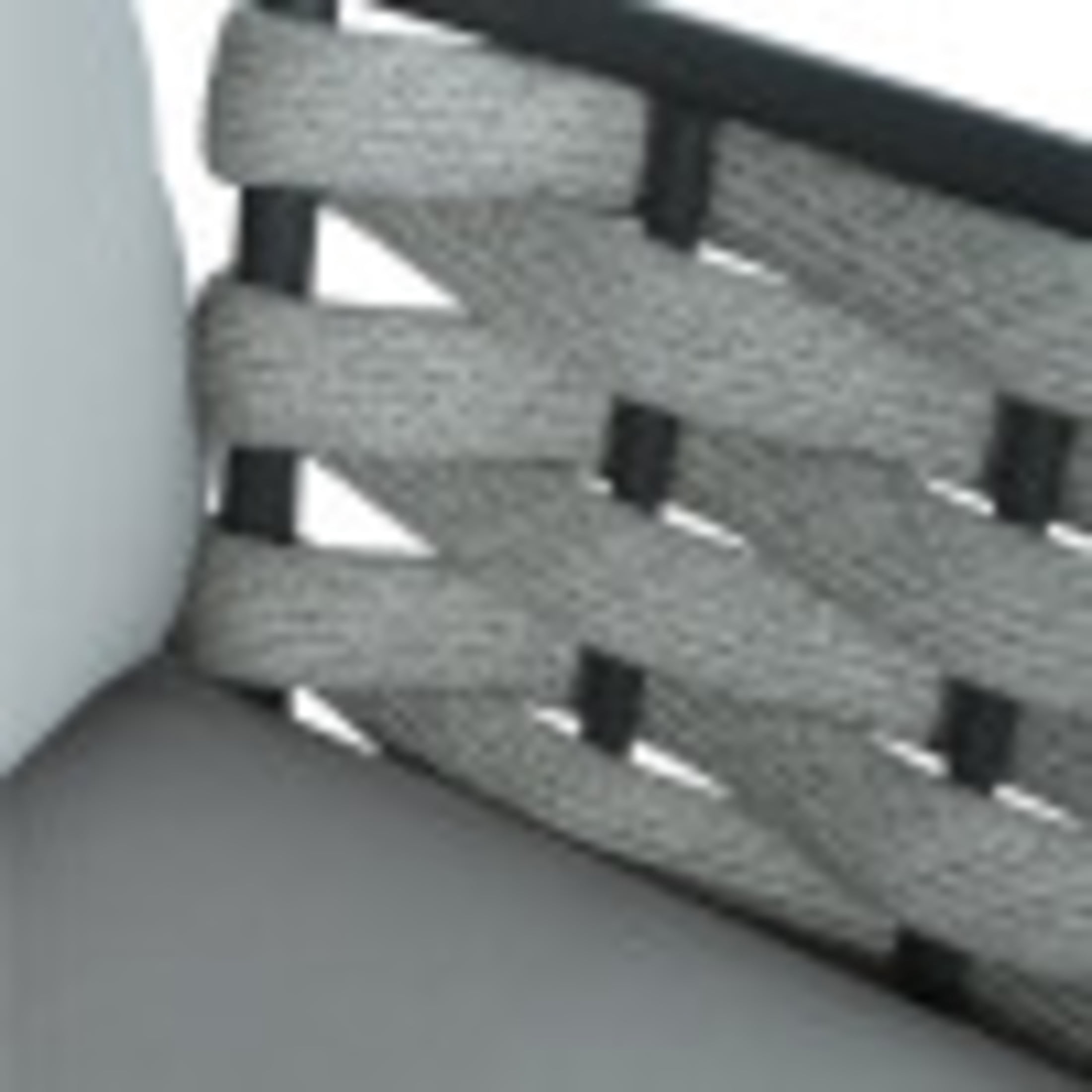 Christopher Knight Home 2-Piece Outdoor Furniture Set, Woven Rope Loveseat with Coffee Table, Dark Grey+Light Grey
