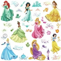 RoomMates RMK2199SCS Disney Princess Royal Debut Peel and Stick Wall Decals 10 inch x 18 inch