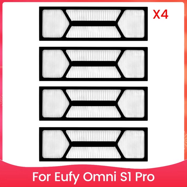 Paquete de 4 Filtros de Alto Rendimiento para Aspiradoras para Omni S1 Pro