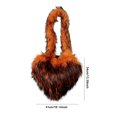 thumbnail image 3 of Bolso Mujer Bandolera Gran Capacidad Shopping Niña Invierno Naranja, 3 of 6