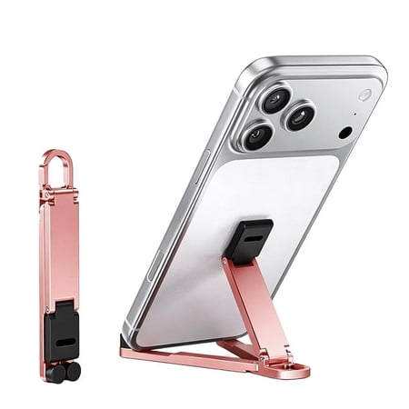 Aluminum Alloy Folding Phone Stand Portable Mini Keychain Universal Desktop Holder Multifunctional Phone Support