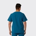 thumbnail image 2 of SPECTRUM UNIFORMS Wynd Men's Scrub Top Medical Uniform V-Neck Soft Fabric, Outfit Ideal for Men at Hospital Workspace, Medical Practice and Professionals Workwear Doctor Coat, 2 of 4