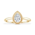 thumbnail image 4 of Rosec Jewels Certified Lab Grown Diamond Solitaire Ring 5x7 mm Pear Shaped - EF-VS Quality, 10K Yellow Gold, US 5.50, 4 of 8
