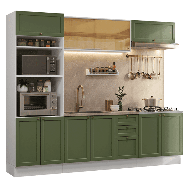 Cocina Integral Completa Modular Madesa Vik 270cm BV 02