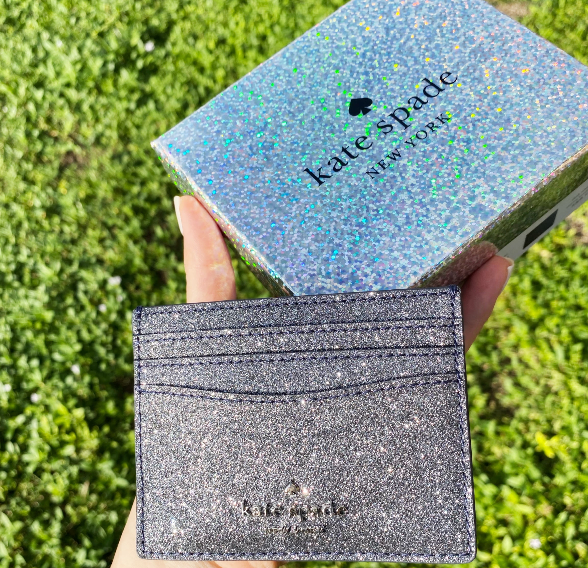 Kate Spade Card Holder Glitter