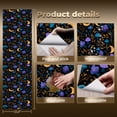 thumbnail image 3 of Magic Peel and Stick Wallpaper Whimsical Fantasy Moons Mushrooms Gold Botanical Wall Mural 23.6in x 9.8ft Self Adhesive Removable Wall Paper Renter Friendly Wallpaper for Kids Bedroom Living Room, 3 of 8