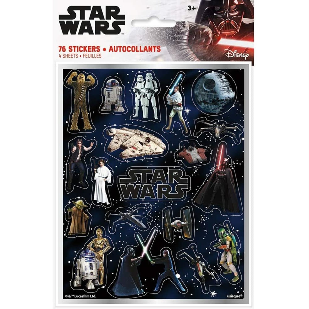 Star Wars Classic Sticker Sheets 4ct