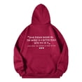 thumbnail image 5 of Women Blouses T Shirt Hoodies Women S Zippe Sweatshirt Warm Pullover Front Zip Lightweight Hoodie Flannel Sweater Petite Top Pullover Lightweight Hoodies Womens plus Womens Red S, 5 of 5