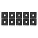 thumbnail image 3 of 10Pcs Profiles End Caps Channel System Cover Single Hole Aluminium Alloy Set KitBlack, 3 of 5