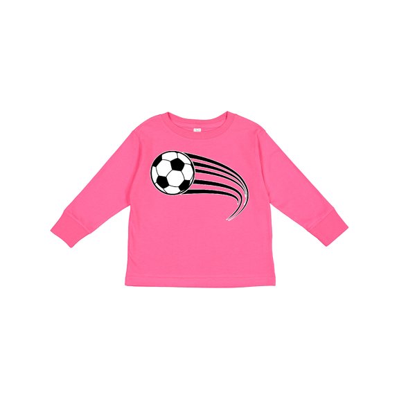 Inktastic Soccer Ball Boys or Girls Long Sleeve Toddler T-Shirt