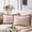Light Pink, variant on Pillow Covers 18x18 Set of 2, Modern Sofa Throw Pillow Cover, Decorative Outdoor Linen Fabric Pillow Case for Couch Bed Car 45x45cm (18x18,Set of 2)
