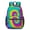 Pink and Yellow Tie Dye Pattern, variant on Green and Yellow Tie Dye Pattern 17" Waterproof Oxford School Backpacks for Teens, S-Shape Padded Straps, for School, Travel, Hiking, Camping
