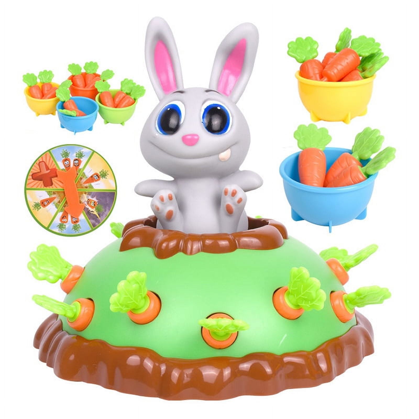 Rabbit Trap Puzzle Toy for Children, Dual Play, Jogo de Tabuleiro