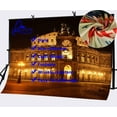 thumbnail image 4 of ABPHOTO Polyester 7x5ft European Style Landscape Backdrop Dresden City Night View Photography Background, 4 of 5