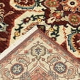 thumbnail image 5 of 8' X 11' Red Ivory Orange And Blue Oriental Power Loom Stain Resistant Area Rug With Fringe, 5 of 5