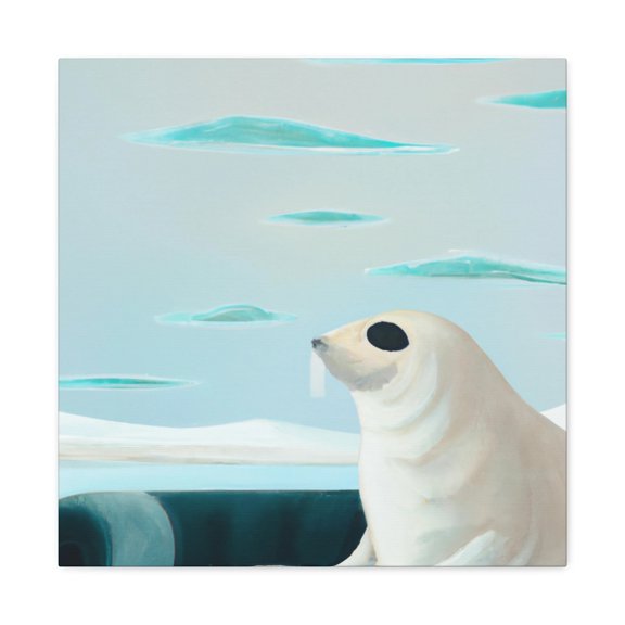 Harp Seal Slumbering Peace - Canvas