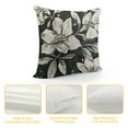 thumbnail image 4 of SHANXI Black Old White Outdoor Decorative Throw Pillowcases Linen Cushion Covers For Couch Bedroom Sofa Chair Car 20x20in, 4 of 5