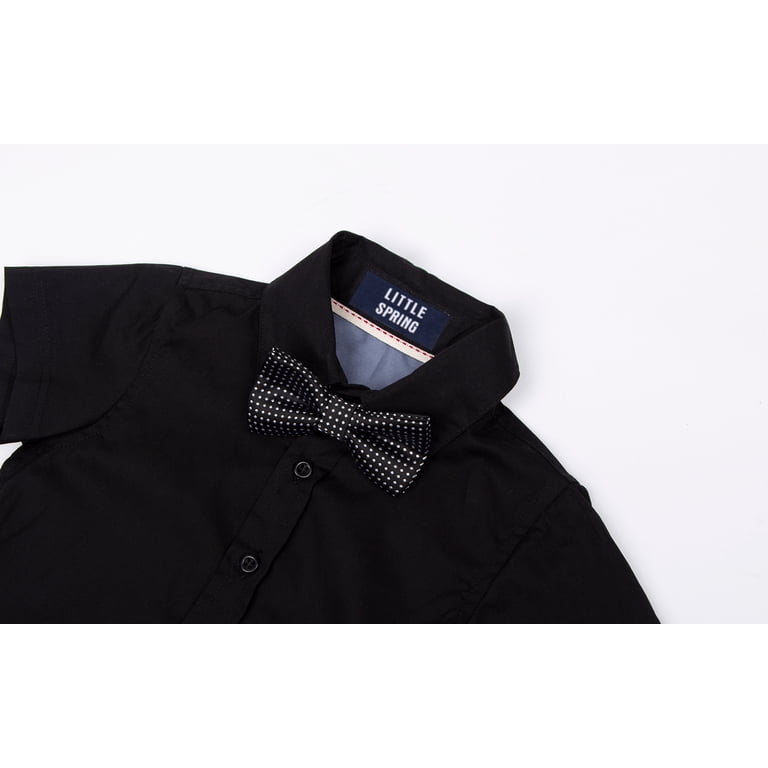 4t black dress shirt Leader Contrast // Black Skull