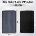 thumbnail image 3 of Red Light Therapy Mat, 23x38 inches, 400 LEDs, 3 Light Modes with Timer, 5-Level Dimming, Zero Flicker, 3 of 3