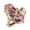 Pink, variant on Fashion Simple Gold Pearl Diamond Zircon Ladies Ring Joint Ring Jewelry
