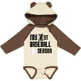 thumbnail image 3 of Inktastic my 1st baseball season Boys Long Sleeve Baby Bodysuit, 3 of 5