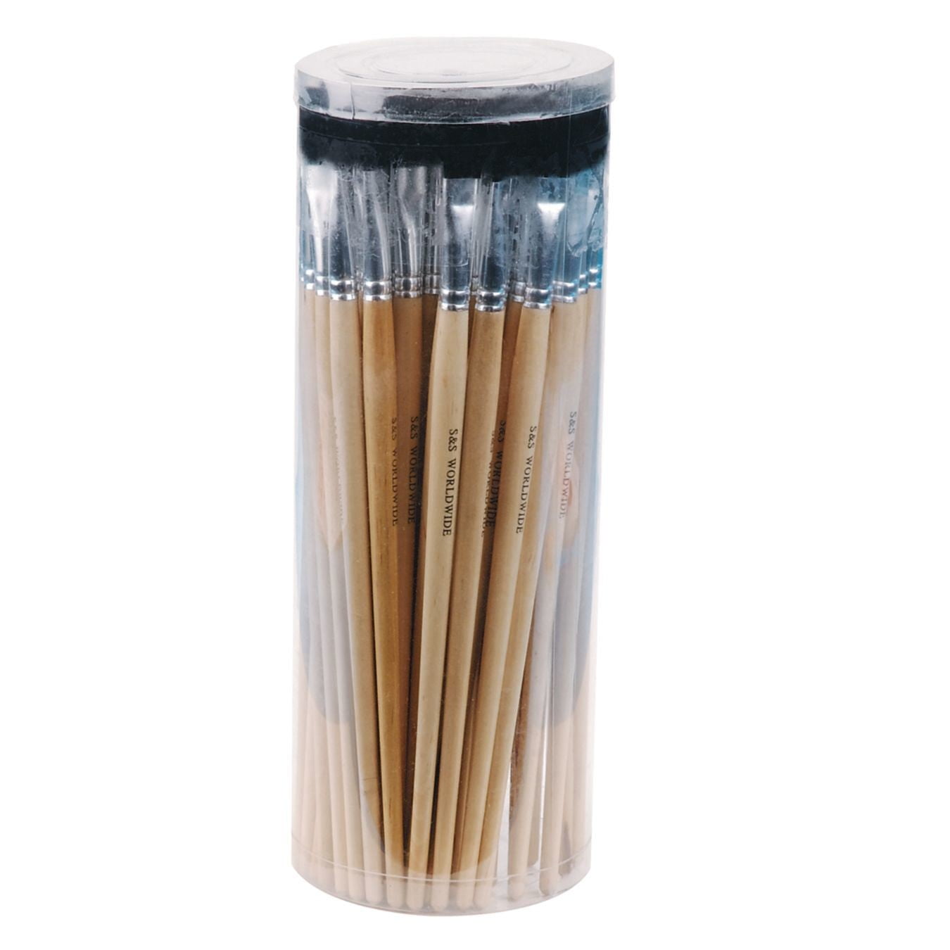 Easel Brushes, Flat (Pack of 60)