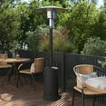 thumbnail image 6 of Sol Patio Outdoor Heating-Black Stainless Steel 40,000 BTU Propane Heater with Wheels-Commercial & Residential Use-7.5, 6 of 7