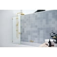thumbnail image 4 of Glass Warehouse Gw-Bf-25 Vela 58-1/4" High X 25" Wide Shower Screen Frameless Tub Door -, 4 of 7
