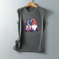 thumbnail image 4 of Birdeem Mode pour Femmes Confortable Fête de l'Indépendance Décontracté Col Rond Débardeur Imprimé Haut Blouse, 4 of 4