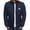 Navy, variant on ZQUUVOU Men's Casual Jacket Solid Color Long Sleeved Zipper Pocket Jacket (Green,2XL)