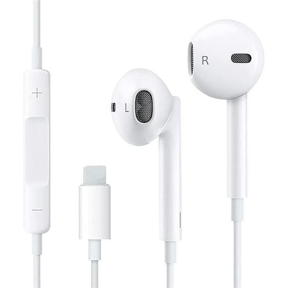 GHSDFBB in-Ear Earphones Wired Stereo Sound Headphones for iPhone with Microphone and Volume Control,Active Noise Cancellation Compatible with iPhone 11/12/7/8P/X/iPod/XS/XR/13/14