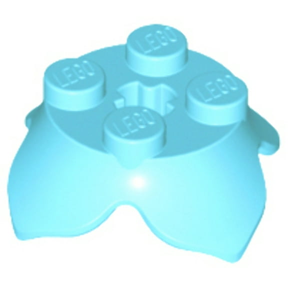 Plant Leaves 2 x 2 with 4 Petals and Axle Hole - Official LEGO® Part