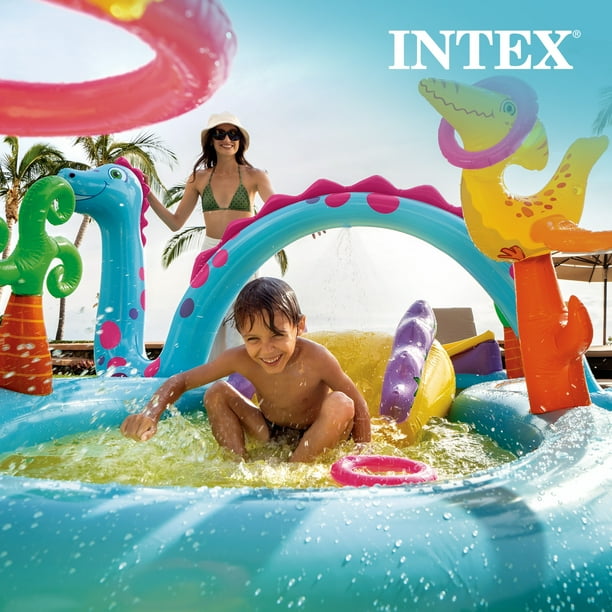 Intex 11ft x x 44in Dinoland Play Center Kiddie Inflatable