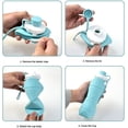 thumbnail image 2 of Botellas de agua plegables, tazas, válvula a prueba de fugas, reutilizable, sin BPA, de silicona, plegable, botella de agua de viaje, taza para gimnasio, Camping, senderismo, 2 of 5