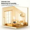 thumbnail image 2 of tredstone Air Humidifier 1.2L 2 Mode Bedroom Room Office Home Indoor Diffuser Large Capacity Plastic Auto-off Mist Maker White, 2 of 6