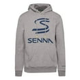 thumbnail image 2 of Ayrton Senna F1 Men's Legacy Pullover Hoodie - Navy/Gray Marble, 2 of 2