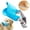 Blue, variant on Dog Anti Bite Duck Mouth Shape, Anti Bite Muzzle for Dogs, Medium/Small Soft Muzzle for Dog, Soft Material Adjustable Anti-Called Pet Muzzle, for Small Medium Dogs