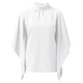 thumbnail image 4 of Summer Tops for Women, Women'S Tops, Trendy Women's Casual Shirts Loose Fit Round Neck Tops for Stylish Outfits, 4 of 4