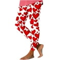 thumbnail image 6 of hotojiny Valentines Day Leggings for Women Trendy Cute Heart Print Yoga Pants Tights Soft High Waisted Athletic Pants, 6 of 6
