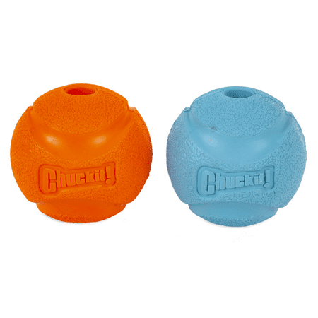 Chuckit! Fetch Ball Soft Rubber Dog Toy, Medium, 2 Packs