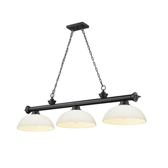 3 Light Billiard In Traditional And Classical Style-13.5 Inches Tall And 14 Inches Wide Z-Lite 2306-3Mb-Dmo14
