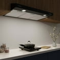 thumbnail image 6 of CIARRA Black Range Hood 30 inch Under Cabinet with Ductless Ducted Convertible Slim Kitchen Hood CAB90575, 6 of 8