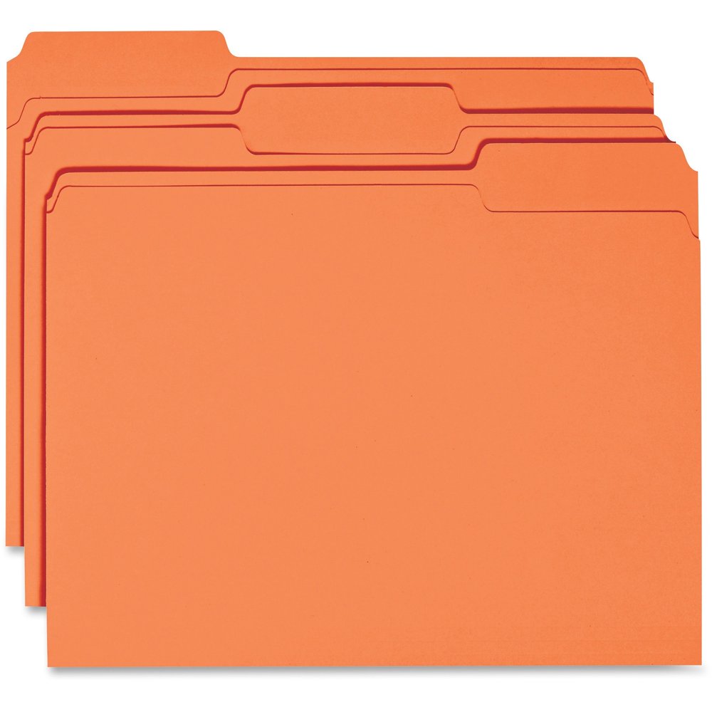Business Source, BSN44105, 1ply Tab Colored File Folder, 100 / Box