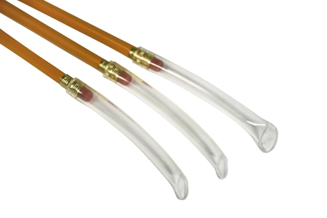 Abilitations Integrations ChewEase Invisible Pencil Topper, Clear, Set of 3