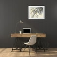 thumbnail image 3 of Novak, Shirley 32x26 White Modern Wood Framed Museum Art Print Titled - Magnolias Yellow Gray, 3 of 4