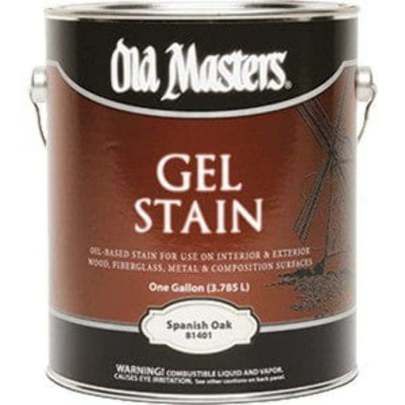 Old Masters Semi-Transparent Dark Mahogany Oil-Based Alkyd Gel Stain 0.5 pt